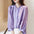 Puff Sleeve Thin Solid Color Lace Shirt