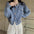 Round Neck Knitted Short Cardigan