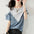 Women's Color Matching Short-Sleeved T-shirt