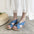 Cross Elastic Band Woven Flat Sandals