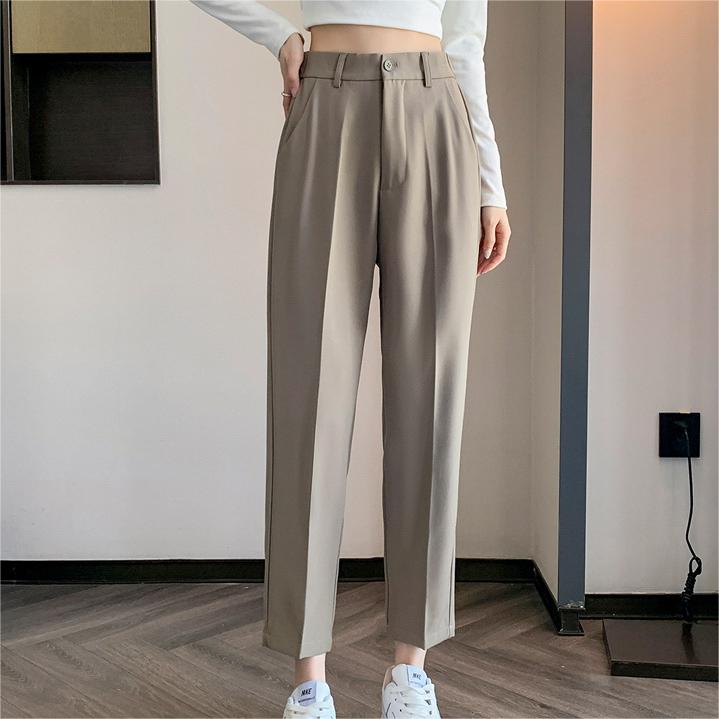 High Waist Loose Drooping Small Suit Pants