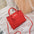 Solid Color Temperament Square Handbag