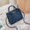 Solid Color Temperament Square Handbag