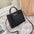 Solid Color Temperament Square Handbag