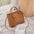 Solid Color Temperament Square Handbag