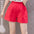 Elastic Waist Pocket Casual Shorts