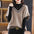 V-neck loose color matching vest knit bottoming waistcoat