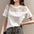 Lace Patchwork Round Neck T-Shirt