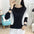 Round Neck Color Block Casual Sweatshirt