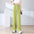 Casual High Waist Straight Leg Pants