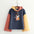 Bunny Carrot Print Color Block Hoodie