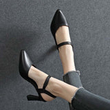 Pointed Toe High Heeled Sandals