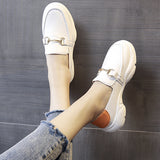 Soft Sole Platform Low-Top Loafers
