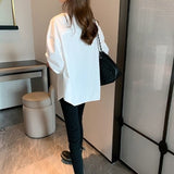 Long-Sleeved White Shirt