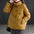 Stand Collar Side Pockets Puffer Coat