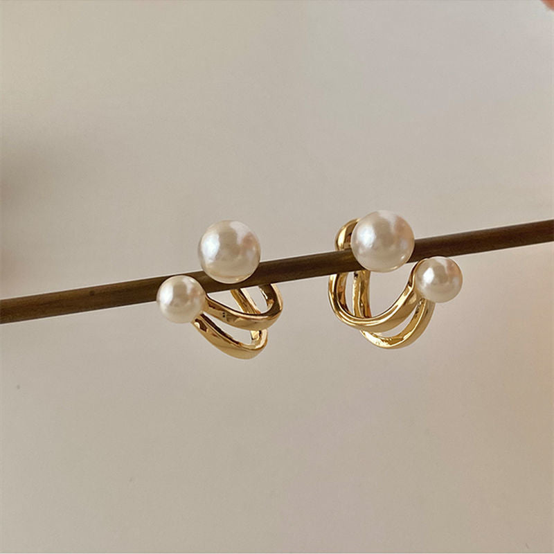 S925 silver needle retro temperament all-match earrings