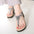 Rhinestone Flip Flop Wedge Shoes