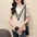 Round Neck Color Block Knit Shirt