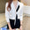 Temperament suit collar long sleeve chiffon shirt