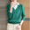 Fake Two-Piece Collared Knitted Sweater