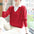 Fake Two-Piece Collared Knitted Sweater