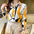 Fashionable design sense all-match chiffon long-sleeved printed shirt