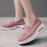 Breathable Mesh Upper Wedge Shoes