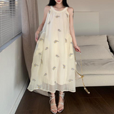 Lily Halter Cold-Shoulder Sleeveless Dress