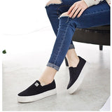 Casual simple fashion all-match smiley pattern platform shoes
