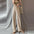 High Waist Draping Ice Silk Wide Leg Pants