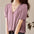 Fashion Satin V-neck Shirt