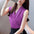 Solid Color V Neck Sleeveless Shirt