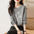 Sequined Round Neck Pullover Sweatshirt