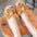 Open Toes Bowknot Wedge Shoes