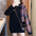 Plaid Patchwork Crew Neck Sweatshirt