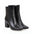 All 3 colors simple, versatile and comfortable thick heel square toe short boots