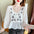 Elegant Lantern Sleeve Mesh Long Sleeve Hollow Embroidered Chiffon Shirt