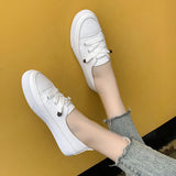 Casual Lace Up Flat Sneakers