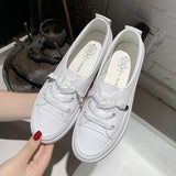 Casual Lace Up Flat Sneakers