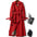 Vintage Solid Color Belted Trench Coat