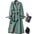 Vintage Solid Color Belted Trench Coat