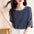 Round Neck Lace Shirt Chiffon Shirt