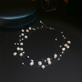 Multi Layered Pearl Necklace