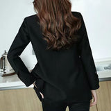 Solid Color Trendy Lapel Blazer