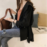 Casual Mid-Length Hooded Trench Coat Coat