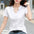 V Neck Solid Color Casual T-Shirt