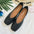 Square toe flat shoes