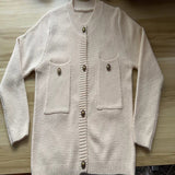 Vintage Solid Cardigan Jacket