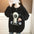 Cartoon Sheep Graphic Loose Sweatshirt