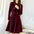 Fashionable temperament knitted sweater dress